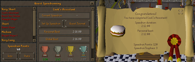 More Quest Speedrunning reward ideas - This time a bunch of hats! :  r/2007scape
