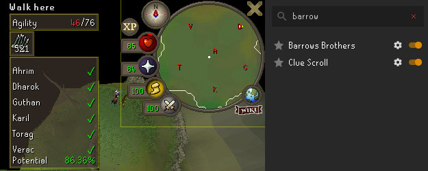 runelite barrows plugin